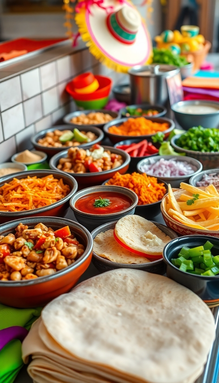 19 Easy Sunday Dinner Ideas That Will Have You Relaxing in Style (You Won't Believe #7!) - 7. Taco Bar Night