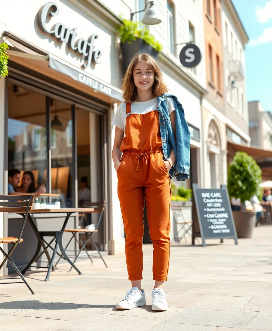 21 Trendy Casual Outfits for Teens That'll Make You the Style Icon of Your Squad! - 9. Cute and Comfy Jumpsuit