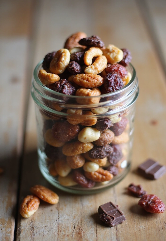 20 Healthy Snack Ideas That Are Quick and Easy to Make at Home (Say Goodbye to Junk Food!) - 15. Fruit and Nut Trail Mix