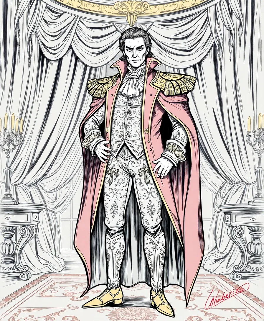 10 Stunning Sketches of the Count of Monte Cristo That Bring Dumas' Tale to Life! - 3. The Transformation into the Count