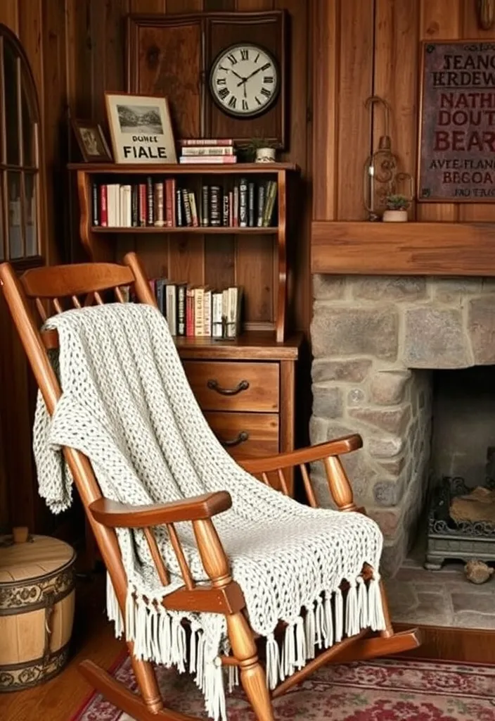 10 Cozy Reading Nooks That'll Make You Want to Curl Up with a Book All Day! - 4. The Rustic Retreat