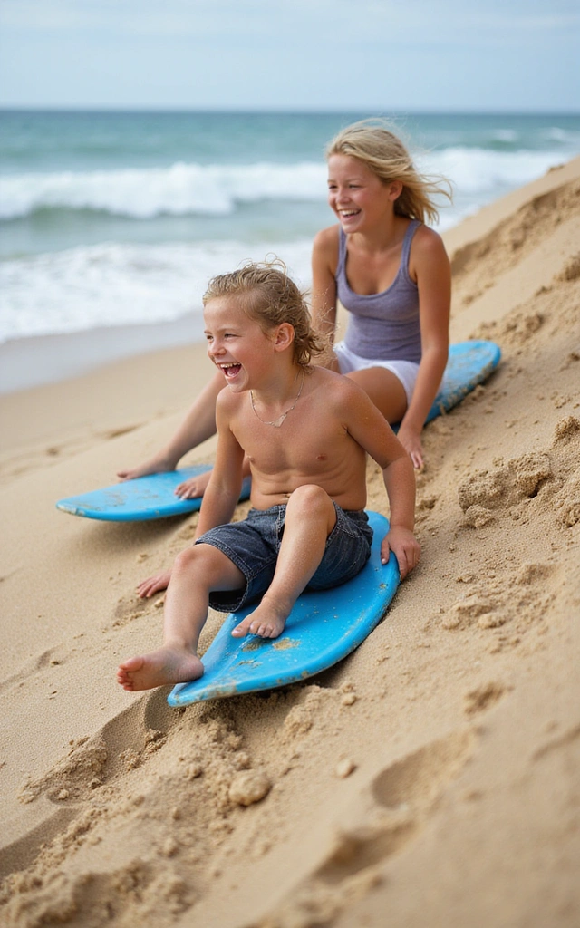 20 Unforgettable Beach Activities for Families to Enjoy This Summer! - 17. Sand Dune Sliding