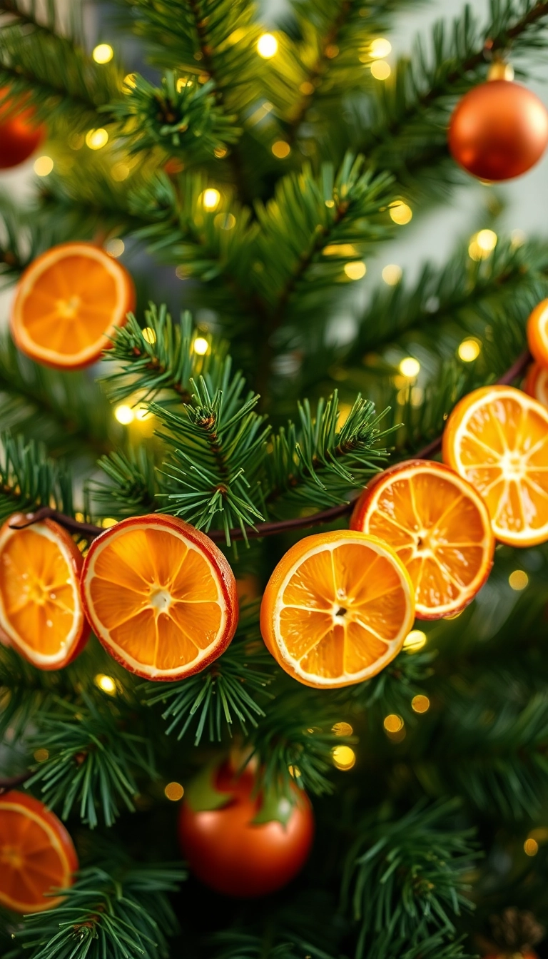 12 Eco-Friendly Christmas Tree Decoration Ideas That Are Good for the Planet! - 2. Dried Citrus Slice Garlands