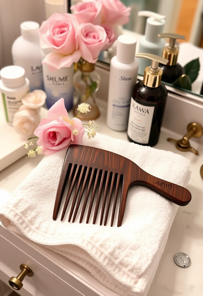 25 Essential Hair Care Tips for Shiny, Healthy Hair (Tip #7 Will Change Your Routine Forever!) - 14. Use a Wide-Tooth Comb