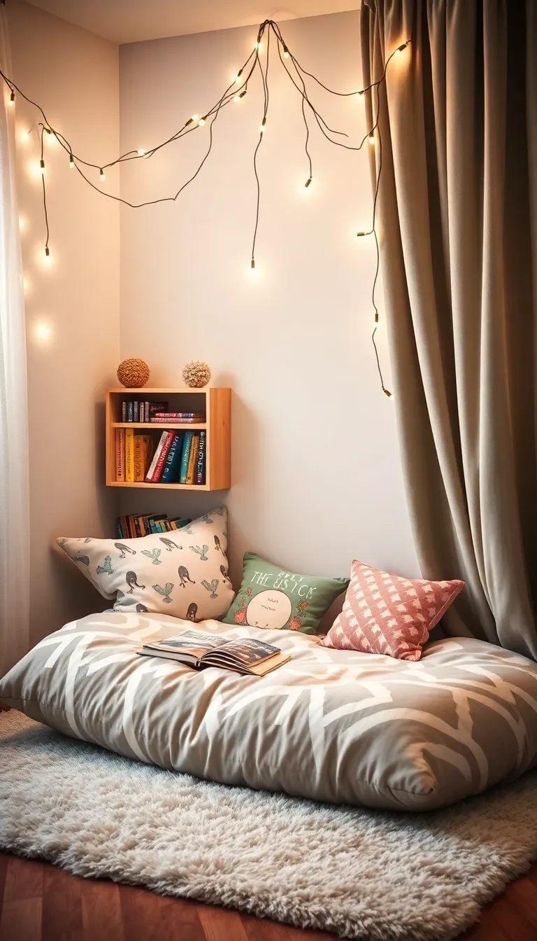 How to Design a Cozy Kids Boho Bedroom: 7 Simple Tips - 5. Add a Cozy Reading Nook