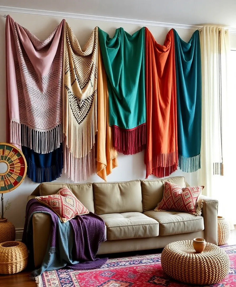 25 Easy DIY Home Decor Projects You Can Do This Weekend (You Won't Believe #12!) - 7. Fabric Wall Hangings