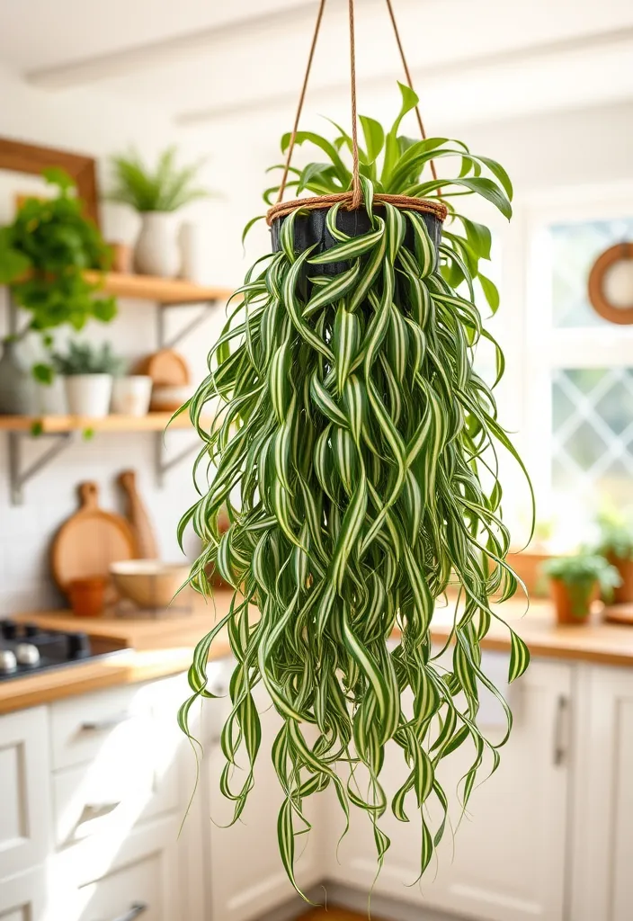 15 Air-Purifying Plants That'll Transform Your Home into a Breath of Fresh Air! - 3. Spider Plant (Chlorophytum comosum)