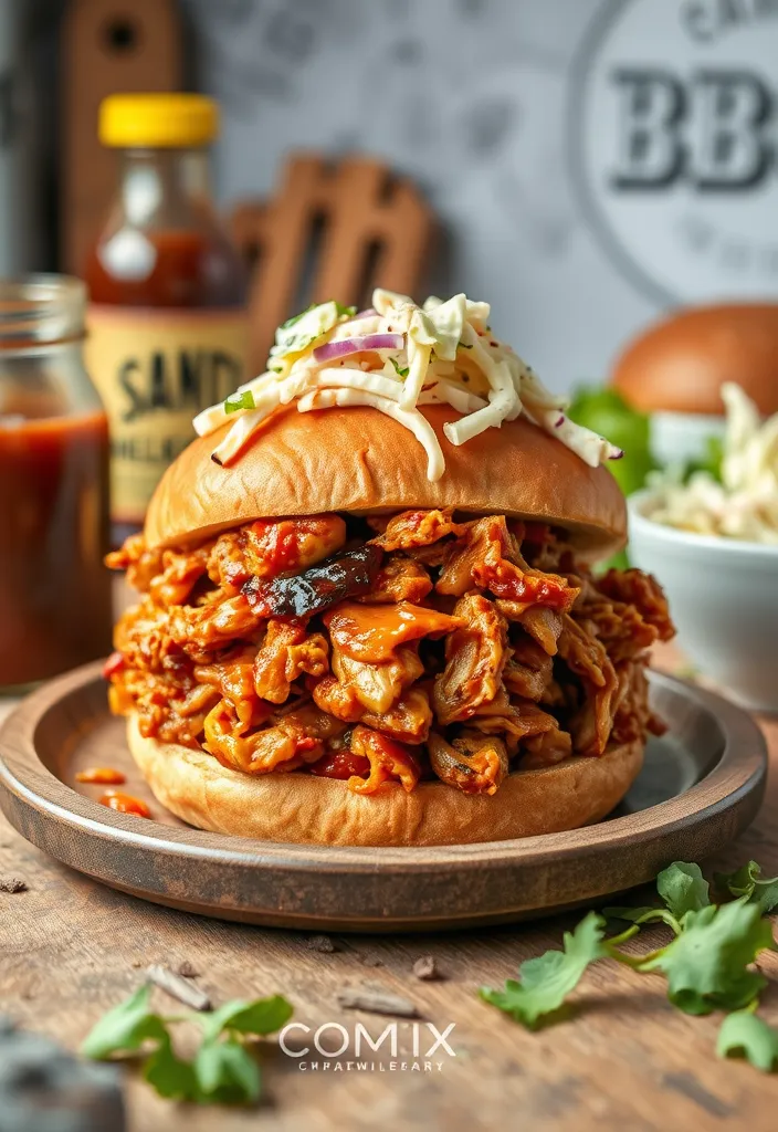 18 Healthy Crockpot Recipes You Won't Believe Are Low-Calorie! - 10. BBQ Pulled Chicken