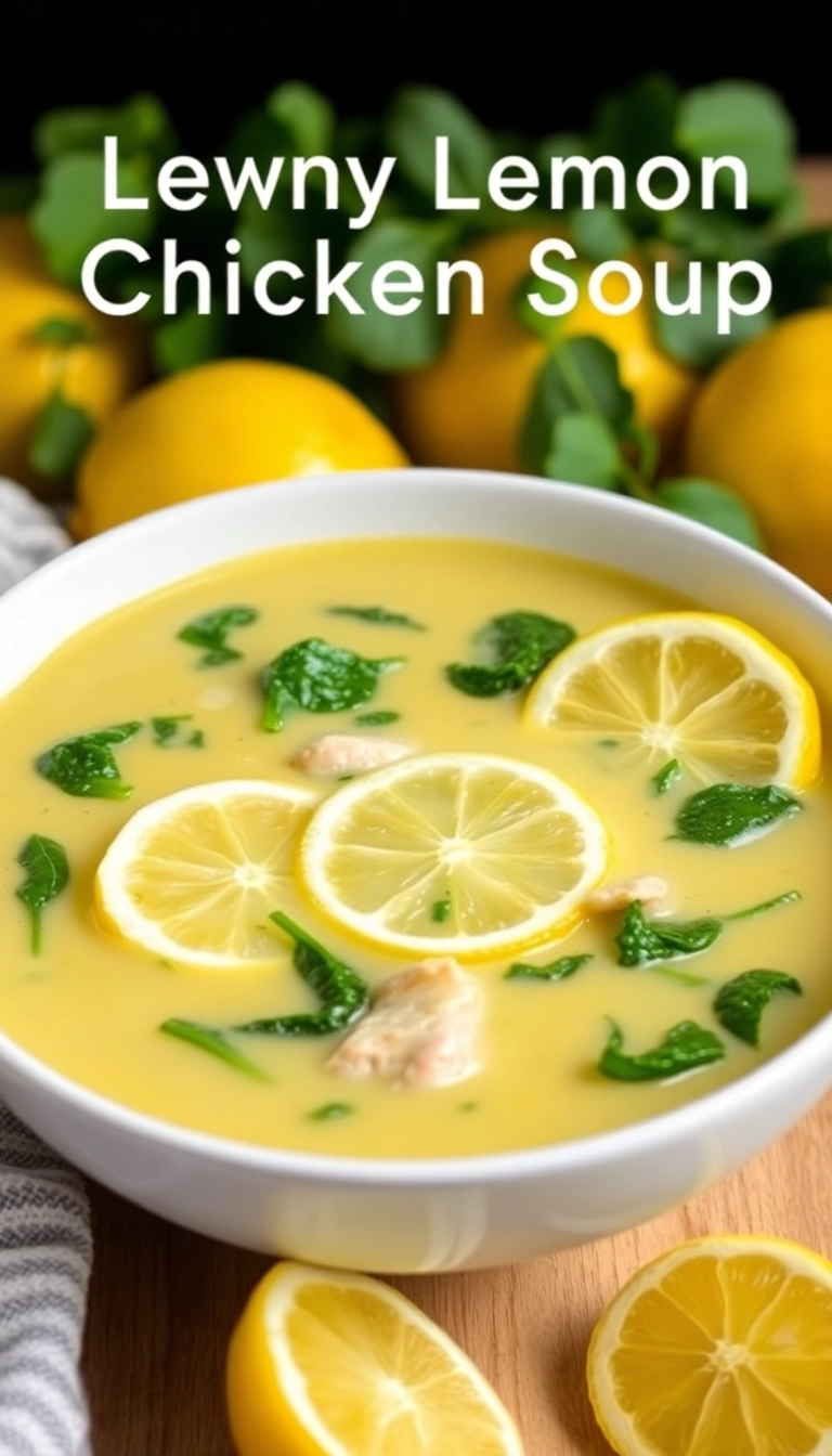 19 Creamy Chicken Soup Ideas That'll Make You Feel Cozy Inside! - 6. Creamy Lemon Chicken Soup