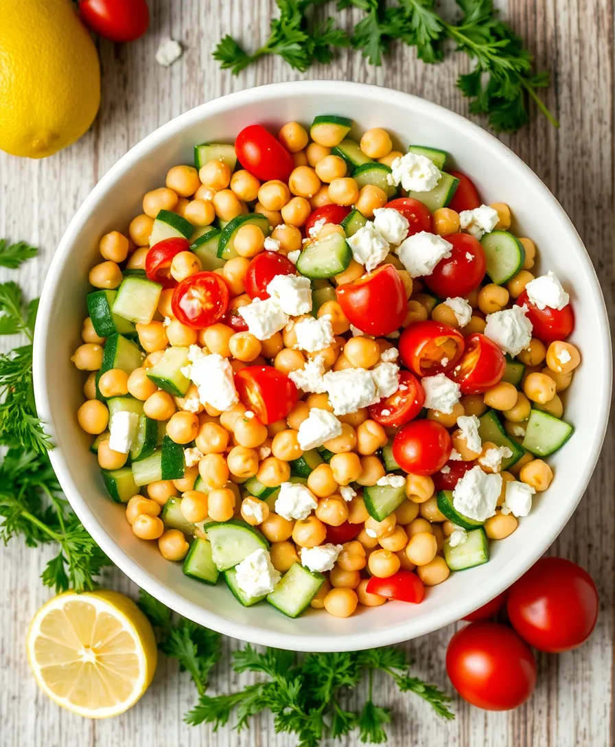 15 Delicious Meals That Are Easy and Nutritious! - 8. Mediterranean Chickpea Salad