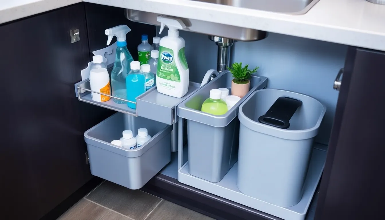 15 Kitchen Organization Hacks That'll Transform Your Space (You'll Love #6!) - 5. Utilize Under-Sink Space