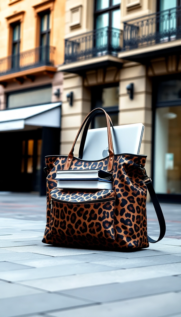 21 Trendy College Bags for Women That Are Perfect for Every Style! - 17. Statement Animal Print Bag