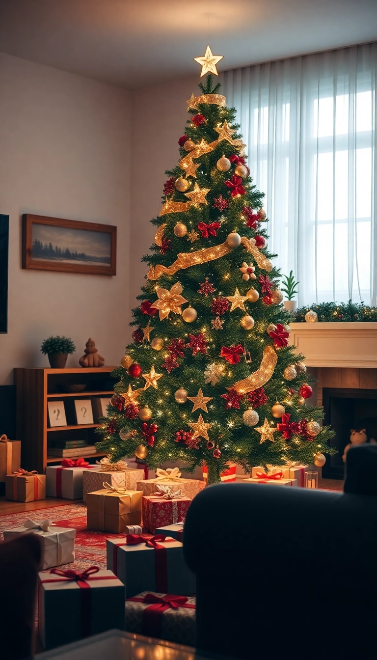 25 Stunning Christmas Phone Wallpapers That’ll Fill Your Screen with Holiday Spirit! - 6. Classic Christmas Tree