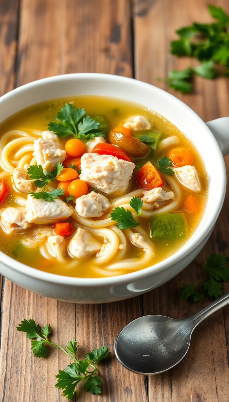 18 Chicken Noodle Soup with Rotisserie Ideas That'll Make Your Taste Buds Dance! - 1. Classic Rotisserie Chicken Noodle Soup