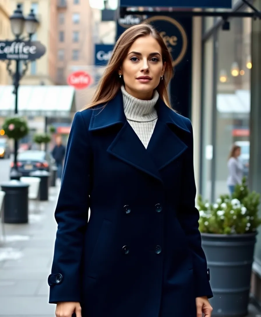 9 Inspiring Winter Coats to Elevate Your February Fashion Game! - 5. The Elegant Peacoat