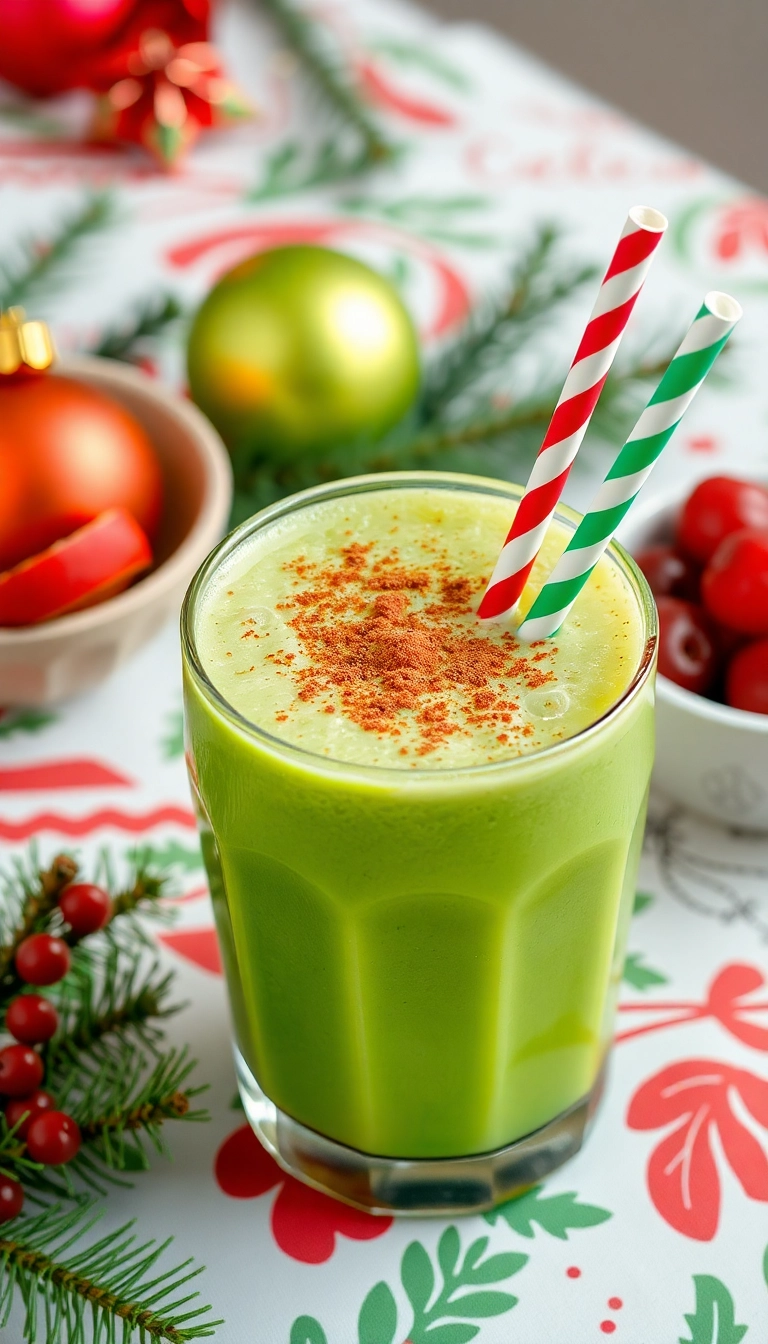 18 Christmas Breakfast Ideas That Will Make Your Mornings Merry! - 18. Holiday Smoothie