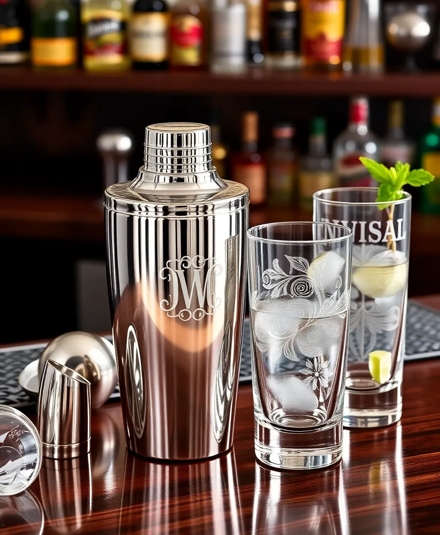 20 Perfect Gifts for Mixologists That Are Sure to Impress (Wait Until You See #8!) - 1. Personalized Barware