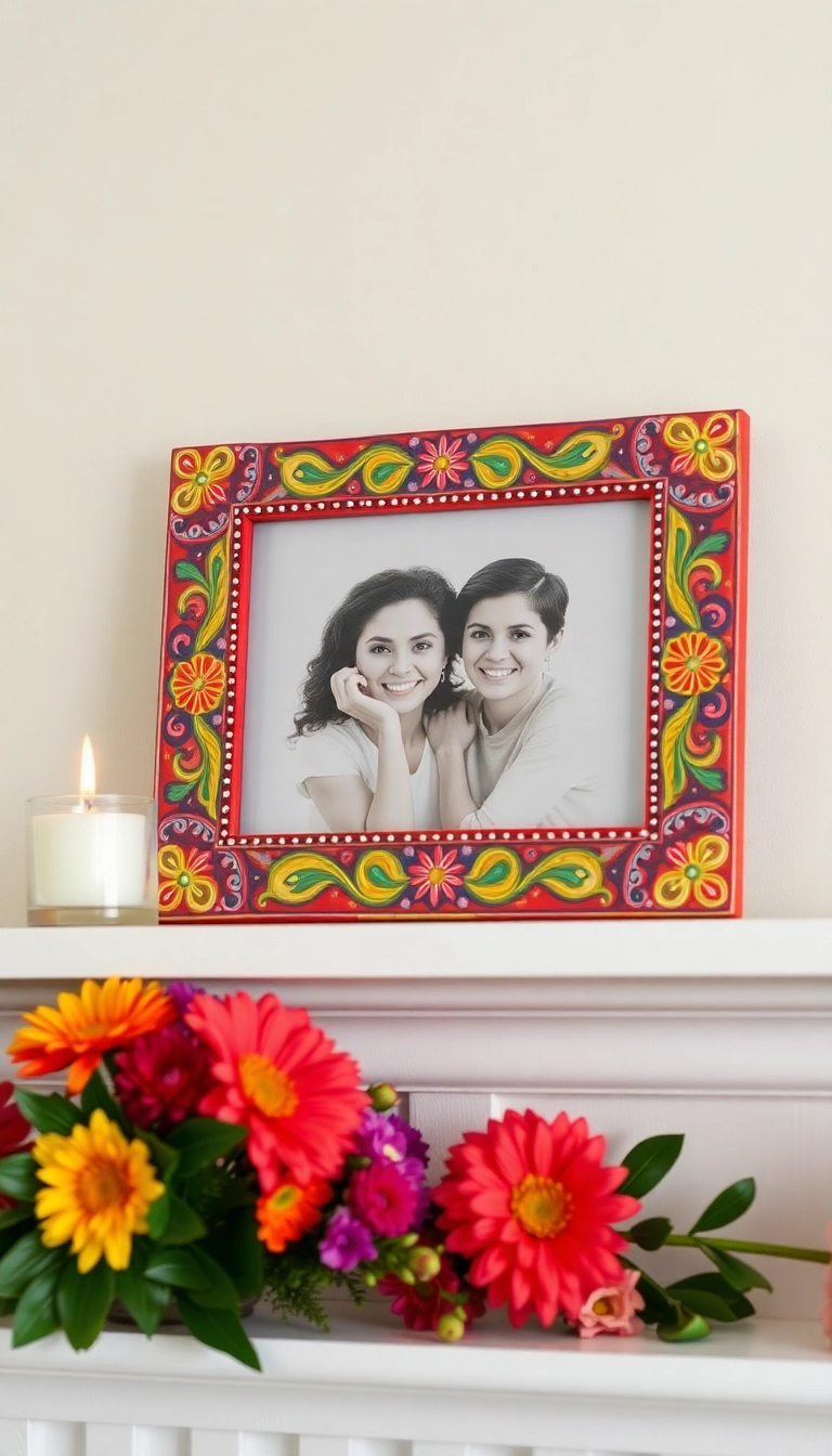 Hand-Painted Picture Frame