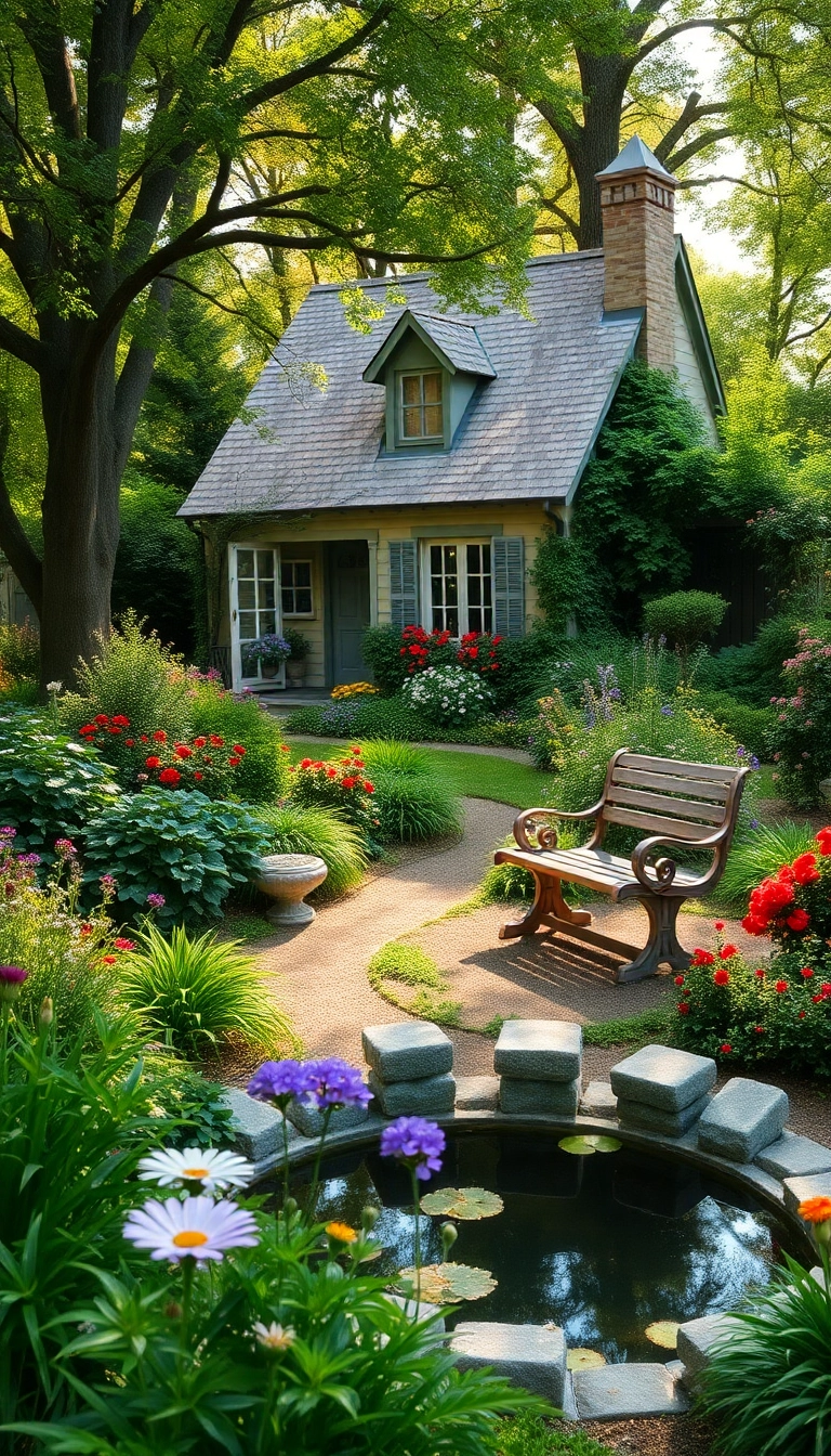 21 Cozy French Country Exteriors That Invite You to Relax and Unwind! - 6. Lush Greenery and Landscaping