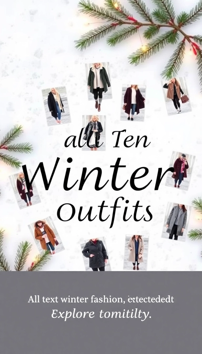 10 Cozy Winter Outfits for Cold Weather That Will Keep You Stylish! - Conclusion