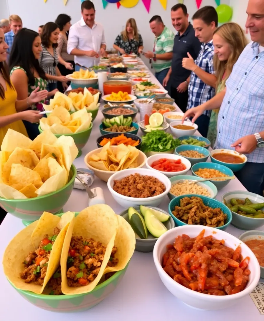 21 Unique Dinner Party Recipes for a Memorable Themed Night (Your Friends Will Be Talking About #11!) - 2. Taco Bar Extravaganza: Build Your Own Fiesta