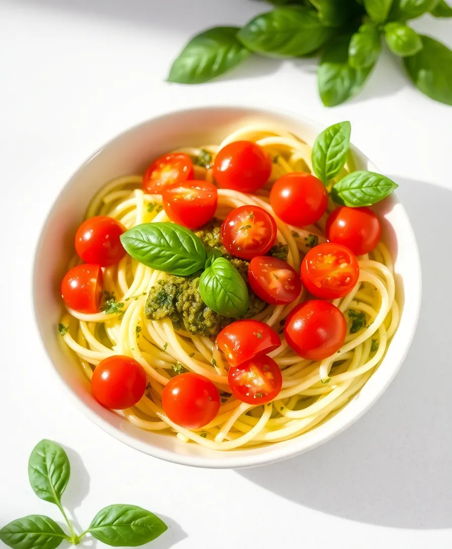 15 Delicious Meals That Are Easy and Nutritious! - 5. Zucchini Noodles with Pesto and Cherry Tomatoes