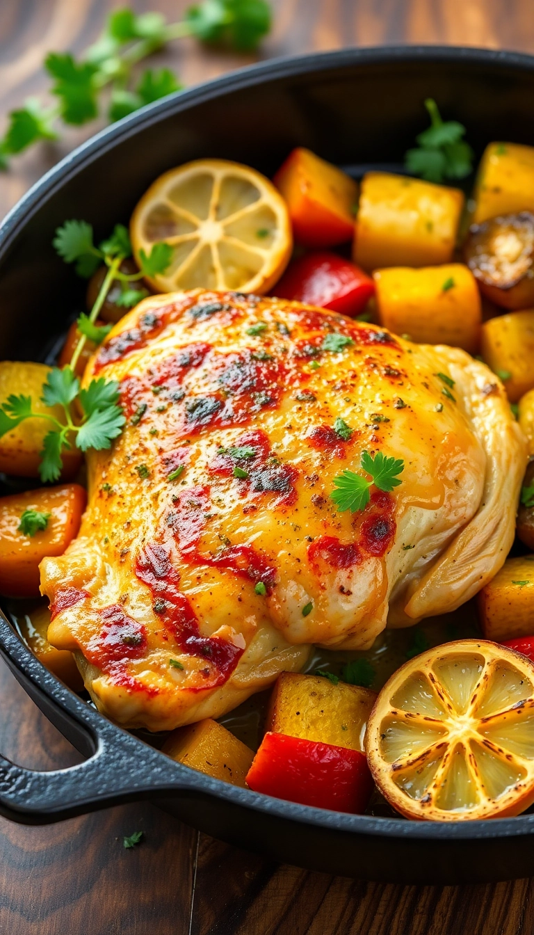 23 Dinner Plans Ideas That'll Make You Excited for Mealtime! - 1. One-Pan Lemon Garlic Chicken