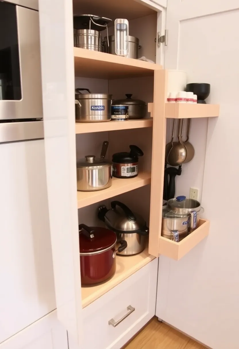 20 Kitchen Organization Hacks That'll Transform Your Space Instantly (You Won't Believe #15!) - 4. Pull-Out Shelves