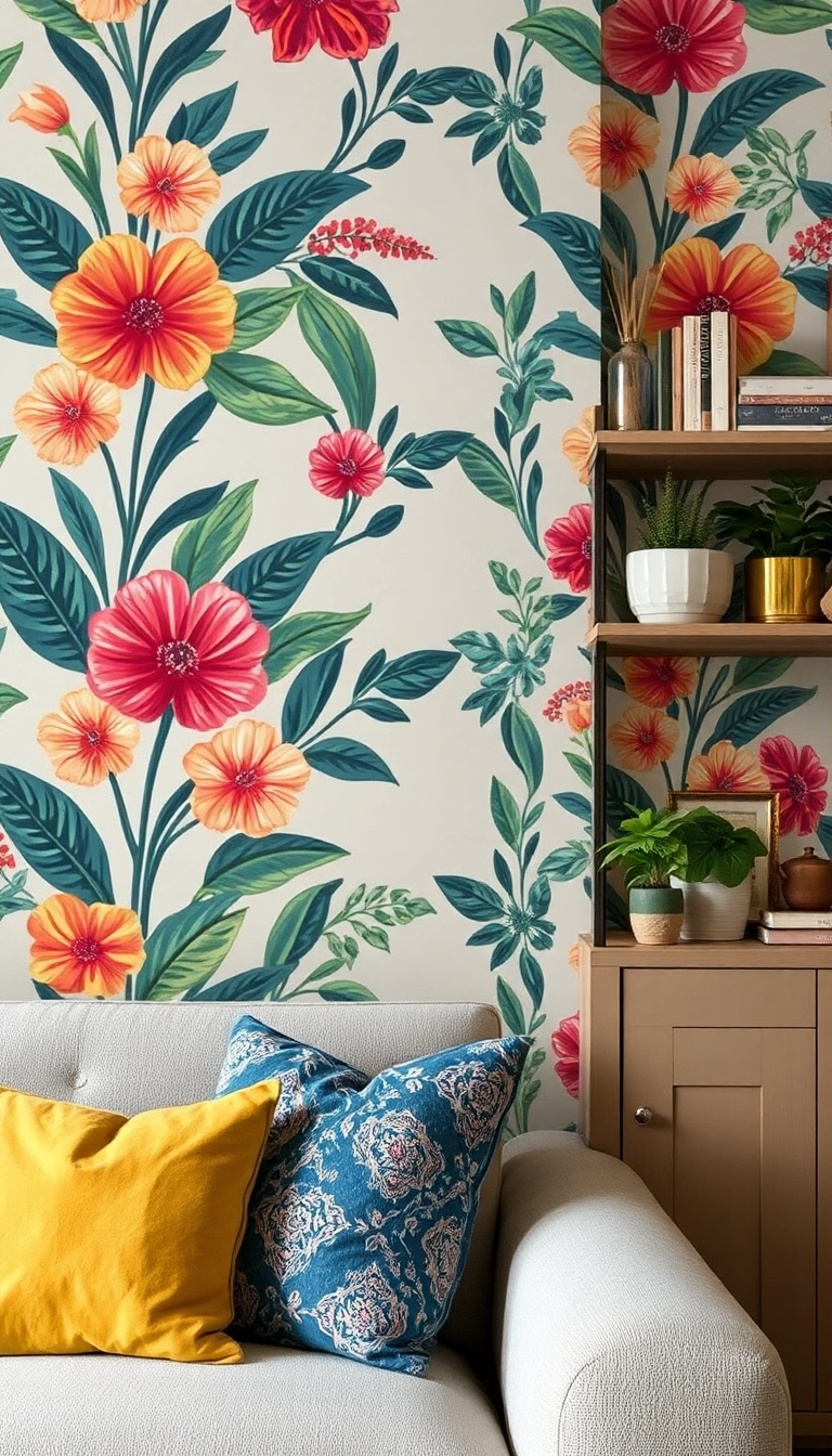 22 Renter-Friendly Decor Hacks That Will Make Your Space Shine (No Landlord Approval Needed!) - 1. Removable Wallpaper