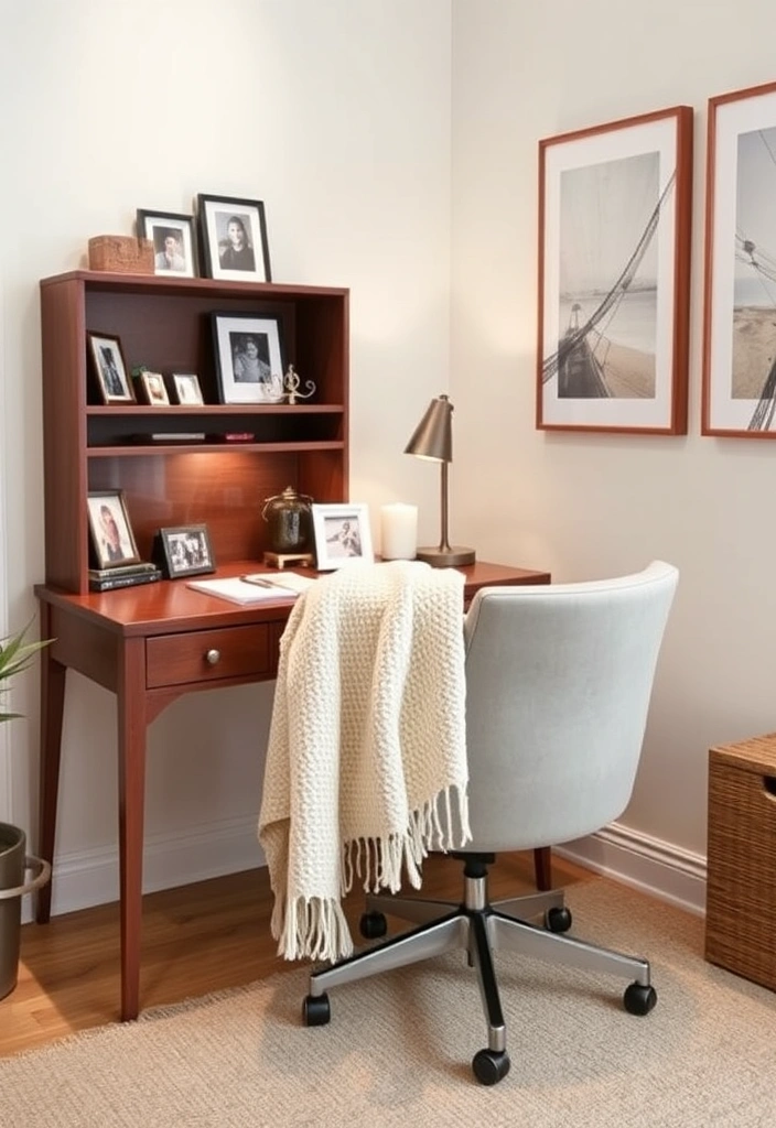 10 Corner Decor Ideas to Make Your Bedroom Instantly Cozy! - 4. Incorporate a Corner Desk