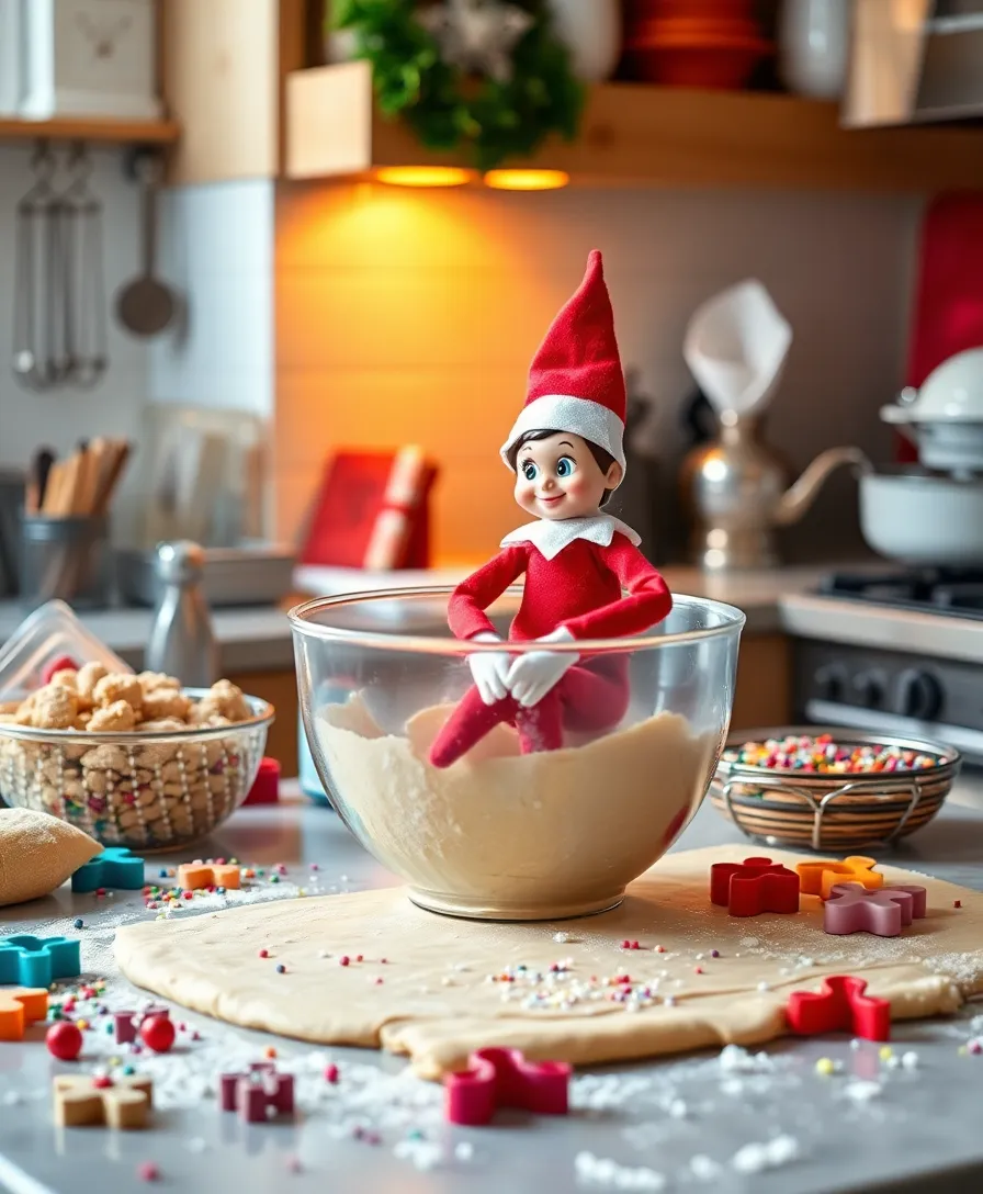 20 Elf on the Shelf Activities Your Kids Will Beg for Every December! - 6. Elf's Baking Day