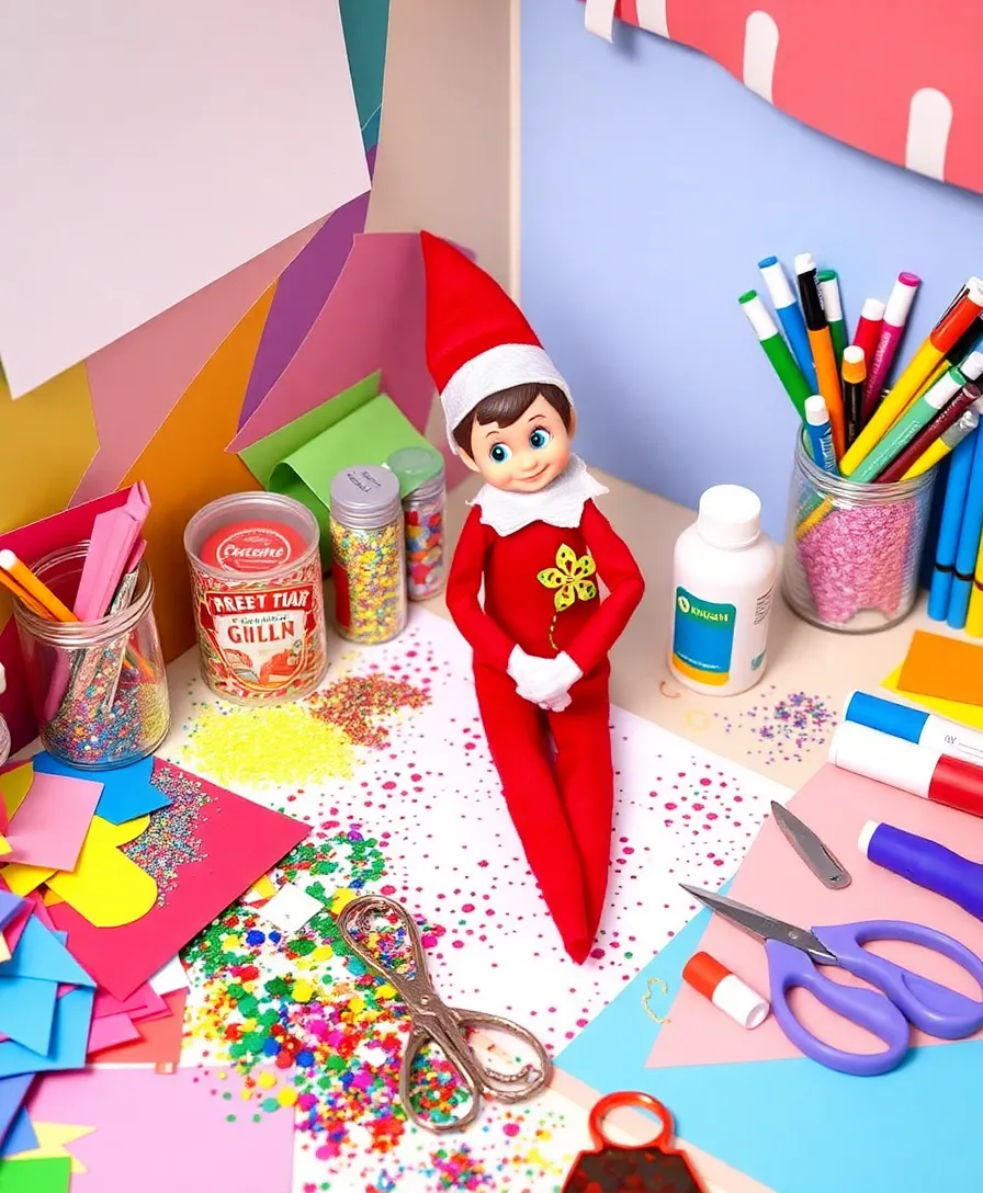 How to Start Easy Elf on the Shelf Ideas for a Magical Christmas Wallpaper! - 6. Elf's Craft Corner