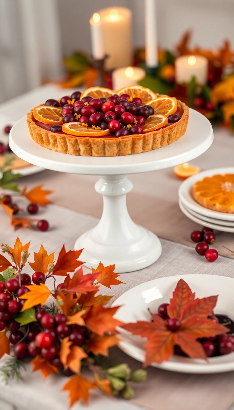 21 Fun Thanksgiving Dessert Ideas That'll Impress Your Guests (You Won't Believe #7!) - 3. Cranberry Orange Tart