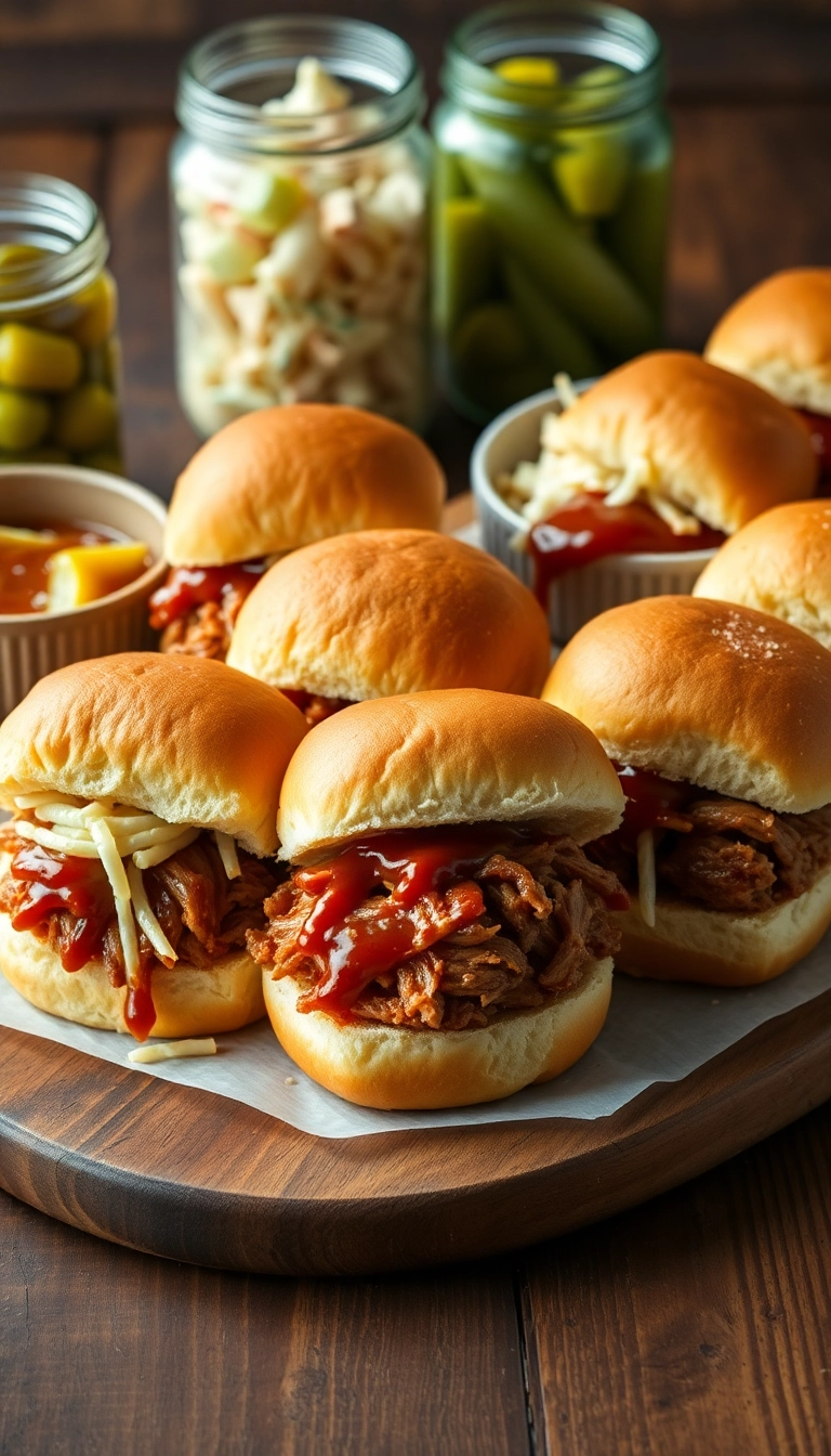 21 Sunday Family Dinner Ideas You’ll Want to Make Every Week (Number 7 Will Blow Your Mind!) - 8. BBQ Pulled Pork Sliders