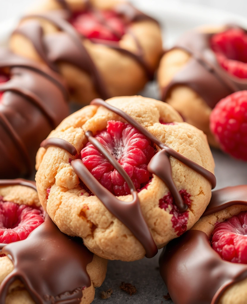 6 Fun Baking Ideas for Valentine's Day That Will Make You a Star Baker! - 2. Chocolate-Dipped Raspberry Cookies