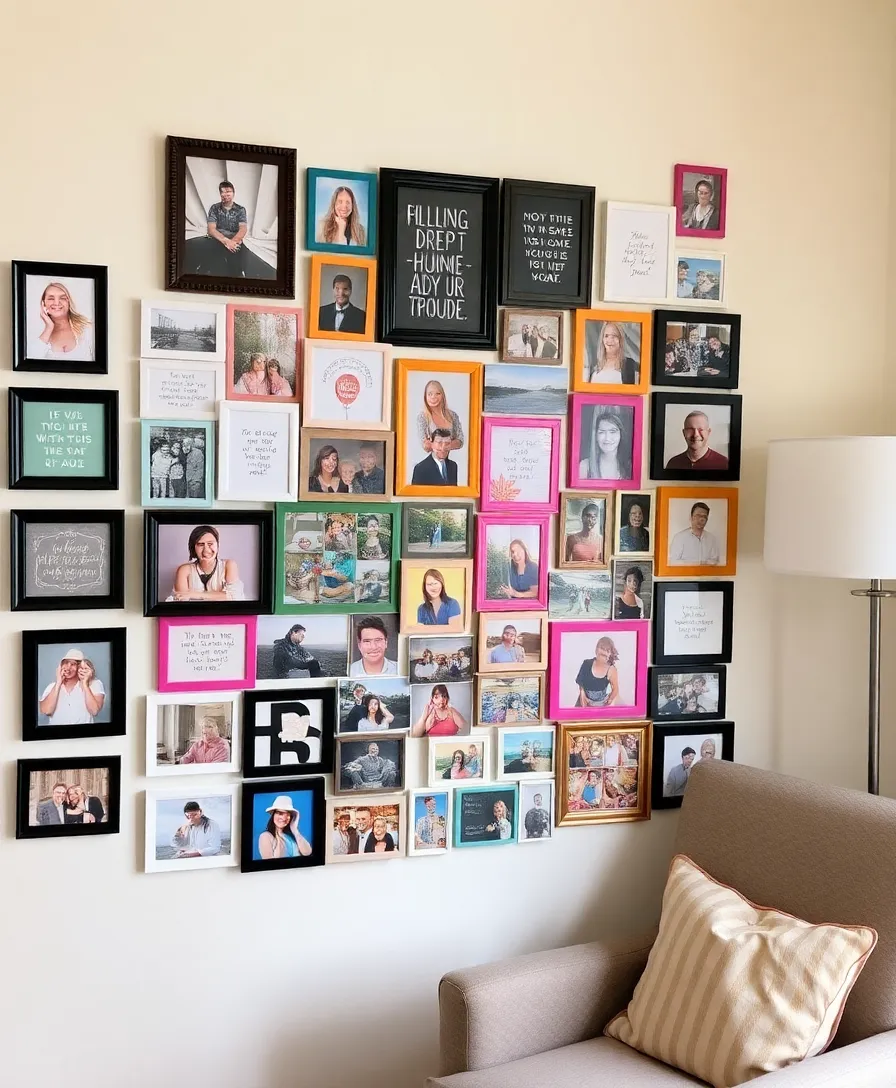 25 Budget DIY Home Decor Ideas That Will Transform Your Space Instantly! - 7. Personalized Photo Collage