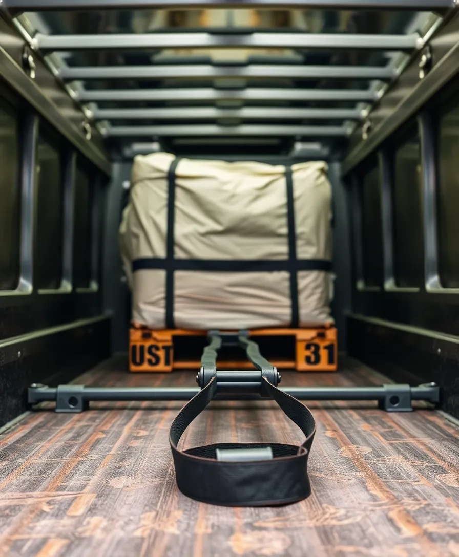 14 Smart Truck Loading Tips That Will Maximize Your Cargo Space (Amazing #6!) - 6. Use Load Bars and Straps