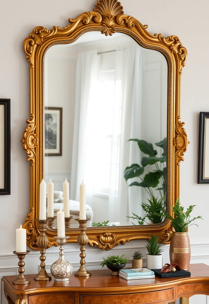 12 Self Care Decor Ideas Inspired by Vintage Maximalism (Get Ready to Be Inspired by #8!) - 3. Vintage Mirrors