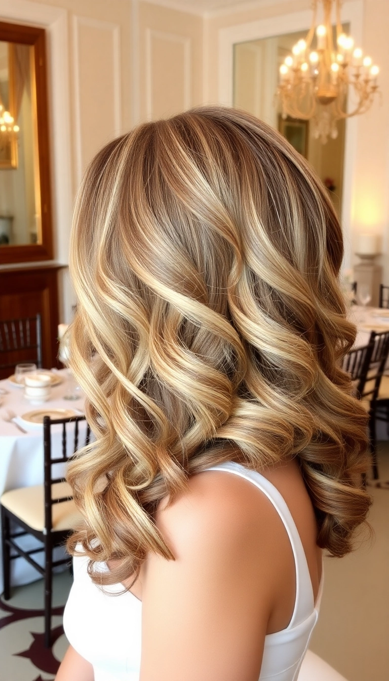 22 Chic Medium Hairstyles for the Mother of the Groom You Won't Believe Exist! - 13. Layered Waves