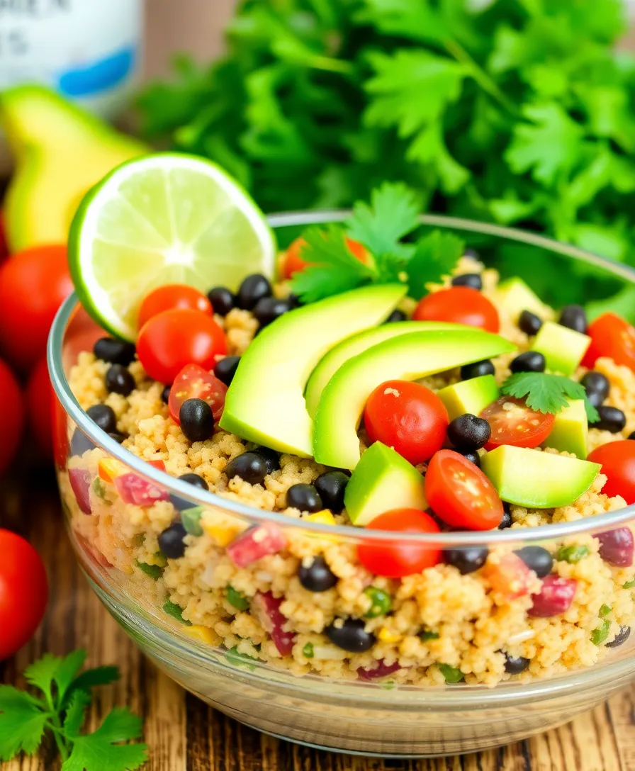 15 Delicious Meals That Are Easy and Nutritious! - 1. Quinoa Salad with Avocado and Black Beans