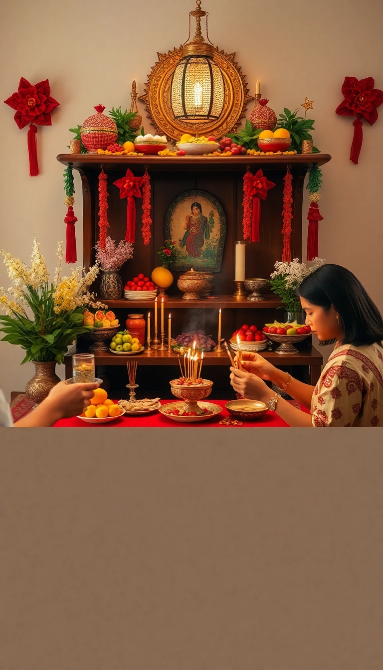 25 Fun Chinese New Year Activities for Families to Enjoy Together (Make Memories!) - 13. Setting Up a Family Altar