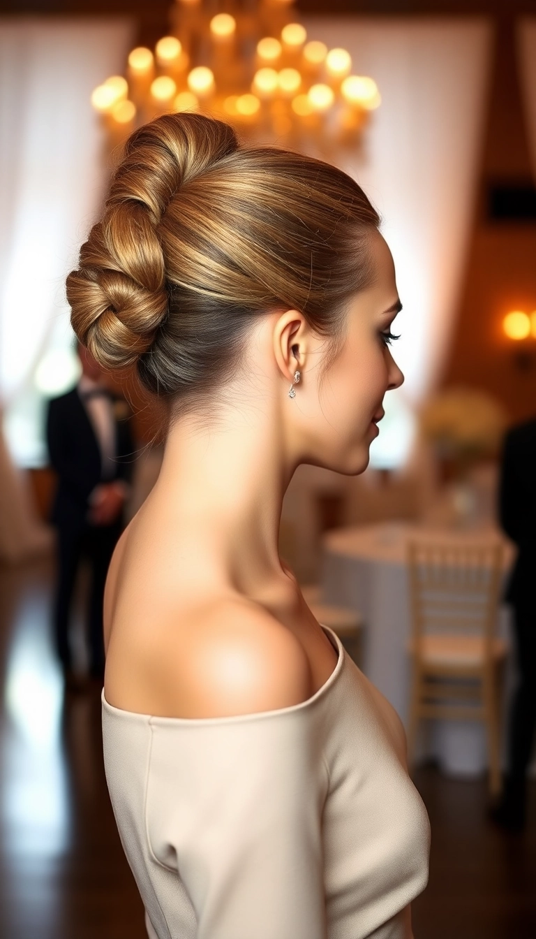 22 Chic Medium Hairstyles for the Mother of the Groom You Won't Believe Exist! - 10. Ponytail with a Twist