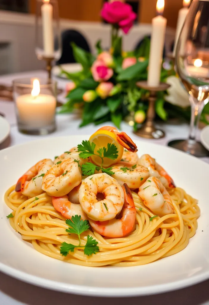 15 Romantic Valentine's Day Dinner Ideas That Will Melt Your Heart (Number 7 Is a Must-Try!) - 6. Shrimp Scampi with Garlic and Lemon