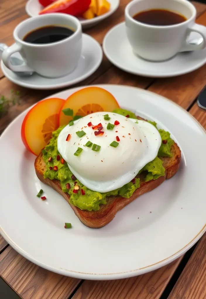 21 Quick and Healthy Meals You Can Make in Under 30 Minutes (Yum!) - 16. Avocado Toast with Poached Egg