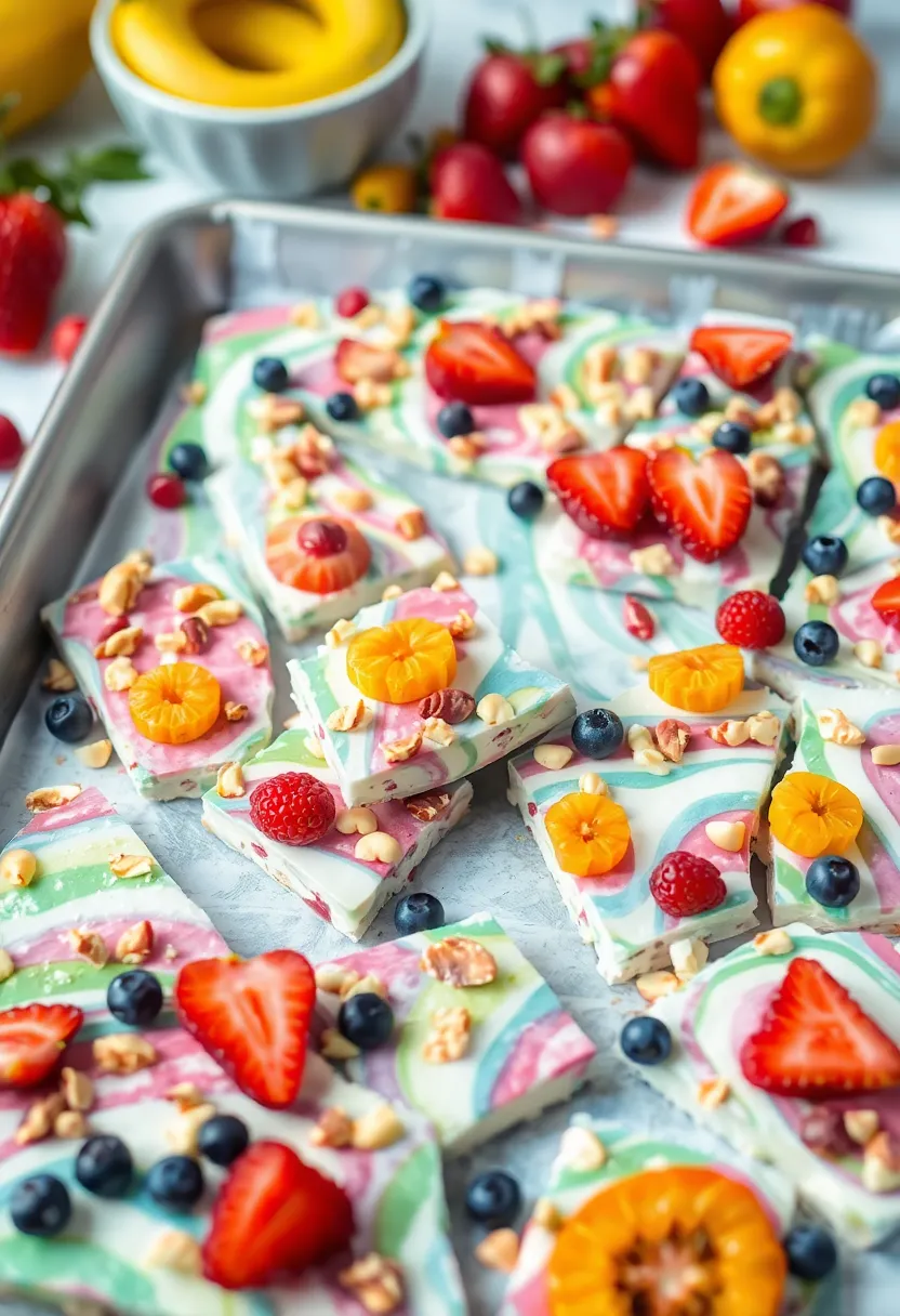 11 Fun and Nutritious Healthy Snacks for Kids (They'll Love #7!) - 10. Frozen Yogurt Bark