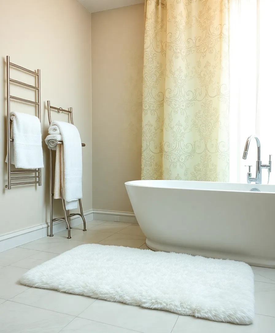 Fightssssssssssssssssss Bathroom: Transform Your Space with These 10 Ideas! - 4. Luxurious Textiles