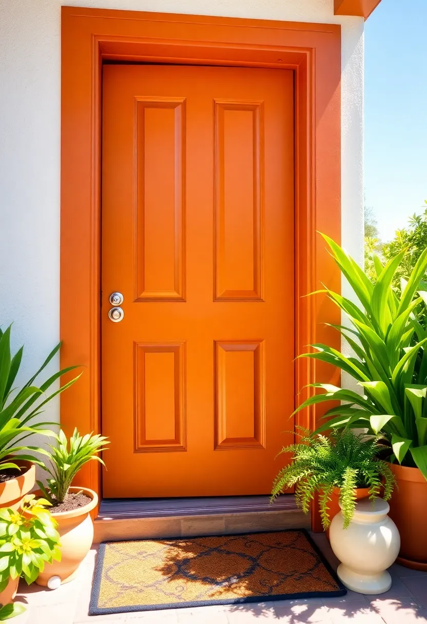 19 DIY Home Improvement Hacks That’ll Boost Your Home’s Value (You Won't Believe #14!) - 1. Paint Your Front Door a Bold Color