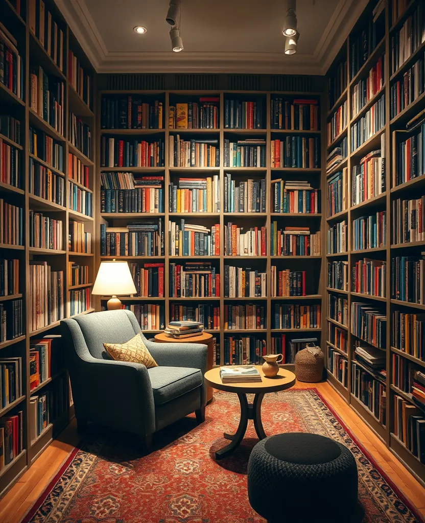 10 Cozy Reading Nooks That'll Make You Want to Curl Up with a Book All Day! - 6. The Cozy Library