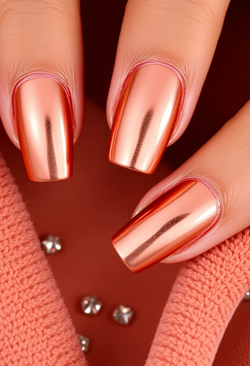 Spellbinding Arcane Nails: Transform Your Manicure Game - 7. Magical Metallics: Shine Bright