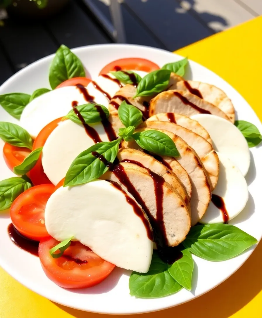 10 Weeknight Recipes That'll Save You from Dinner Drama (You Won't Believe #5!) - 8. Easy Caprese Salad with Grilled Chicken